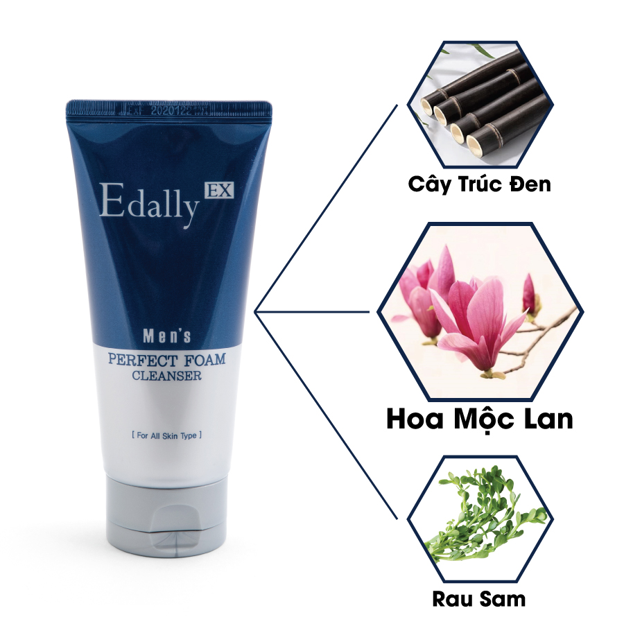 Sữa Rửa Mặt Sạch Sâu  Giành Cho  Nam  Edally - Men's Perfect Foam Cleanser