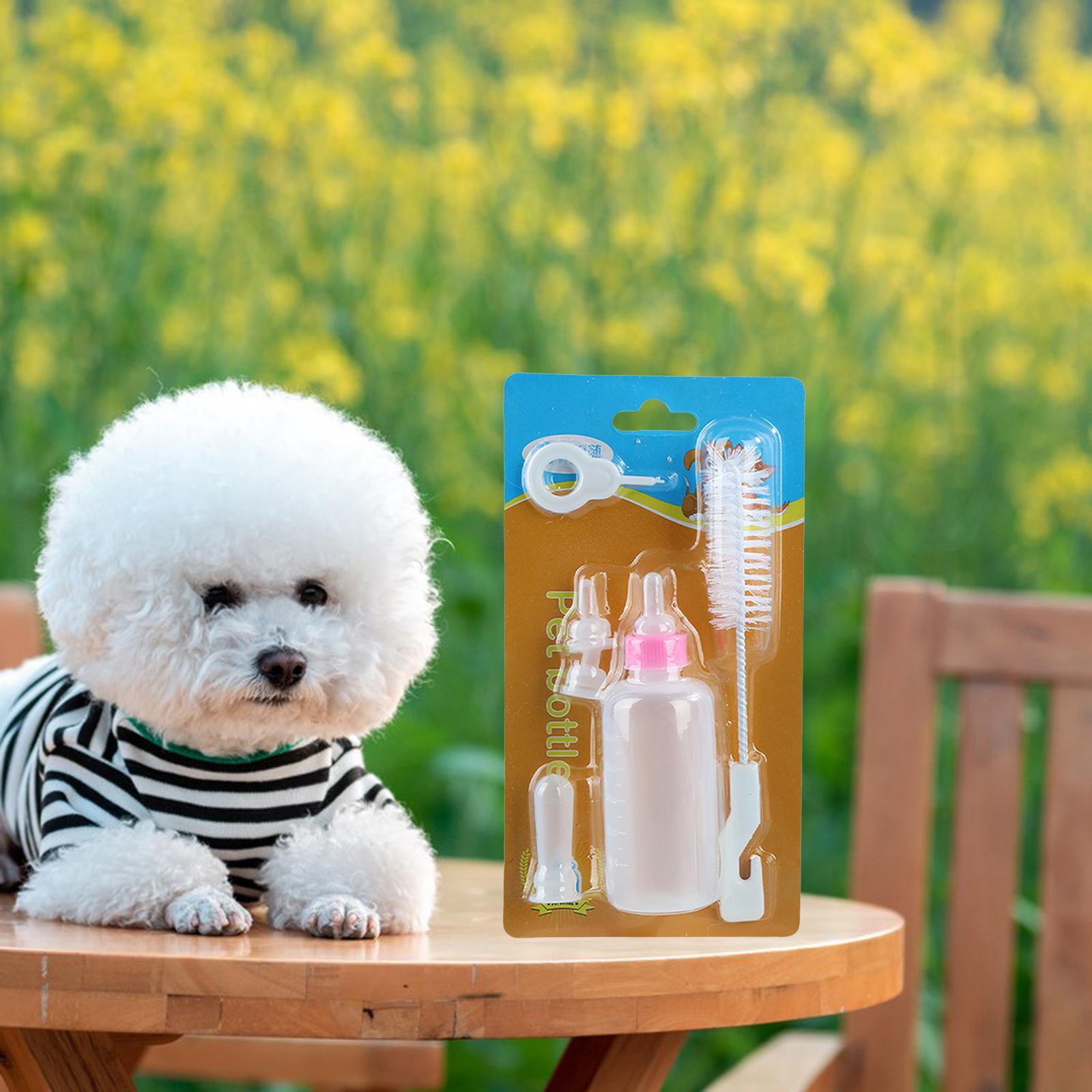 Pet Feeder Bottle Kit Nursing Milk Bottle Professional Feeder Bottle for Drinking