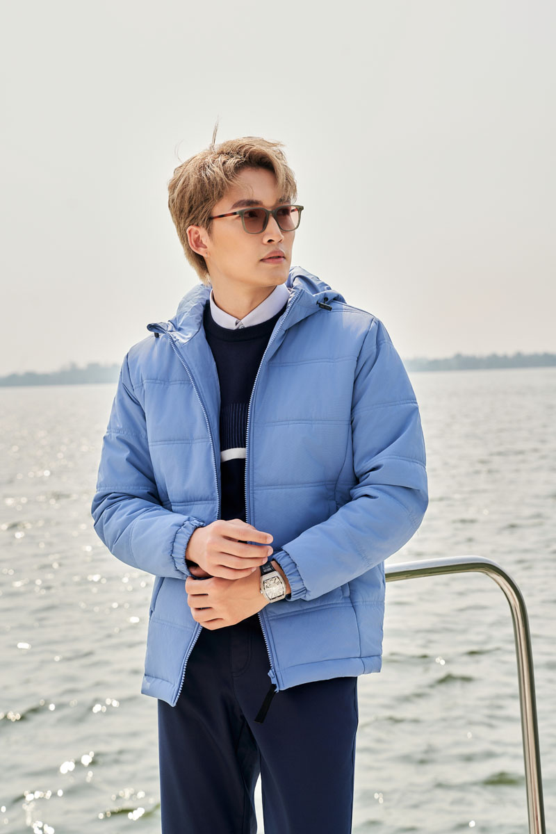 Áo Khoác Phao Nam 5S FASHION, Chần Bông Siêu Ấm, Dày Dặn, Cản Gió, Trượt Nước (APH24062)