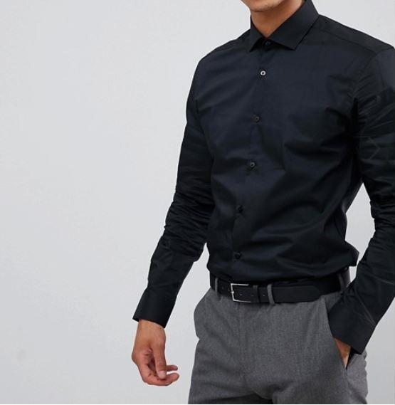 Áo sơ mi nam cotton lụa tay dài