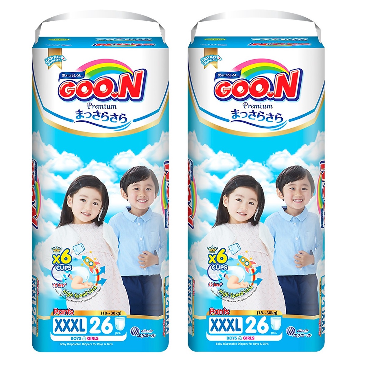 2 Gói Tã Quần Goo.n Premium Gói Cực Đại XXXL26