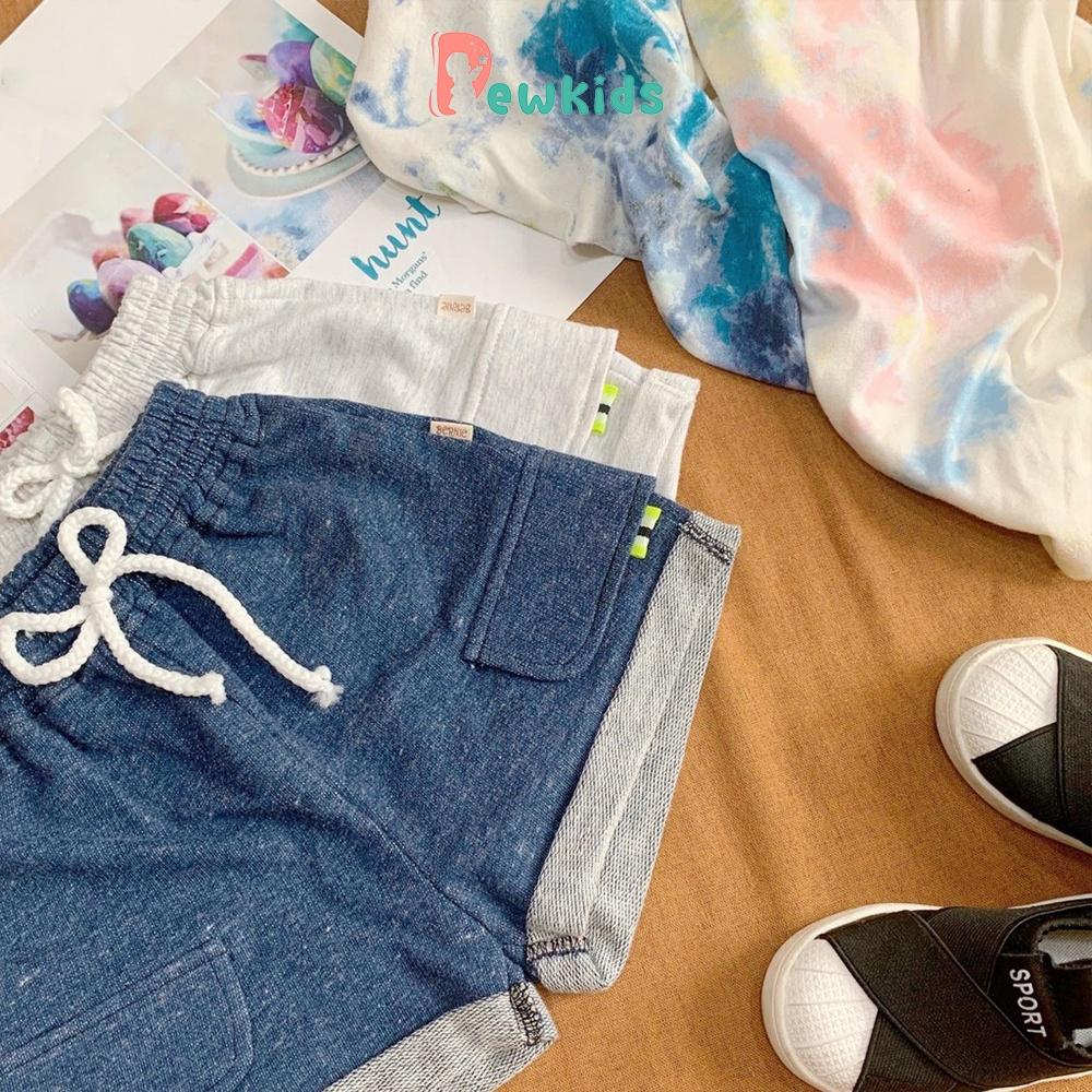 Bộ cộc tay cho bé Dewkids thun cotton cộc tay thoáng mát cho bé trai, bé gái