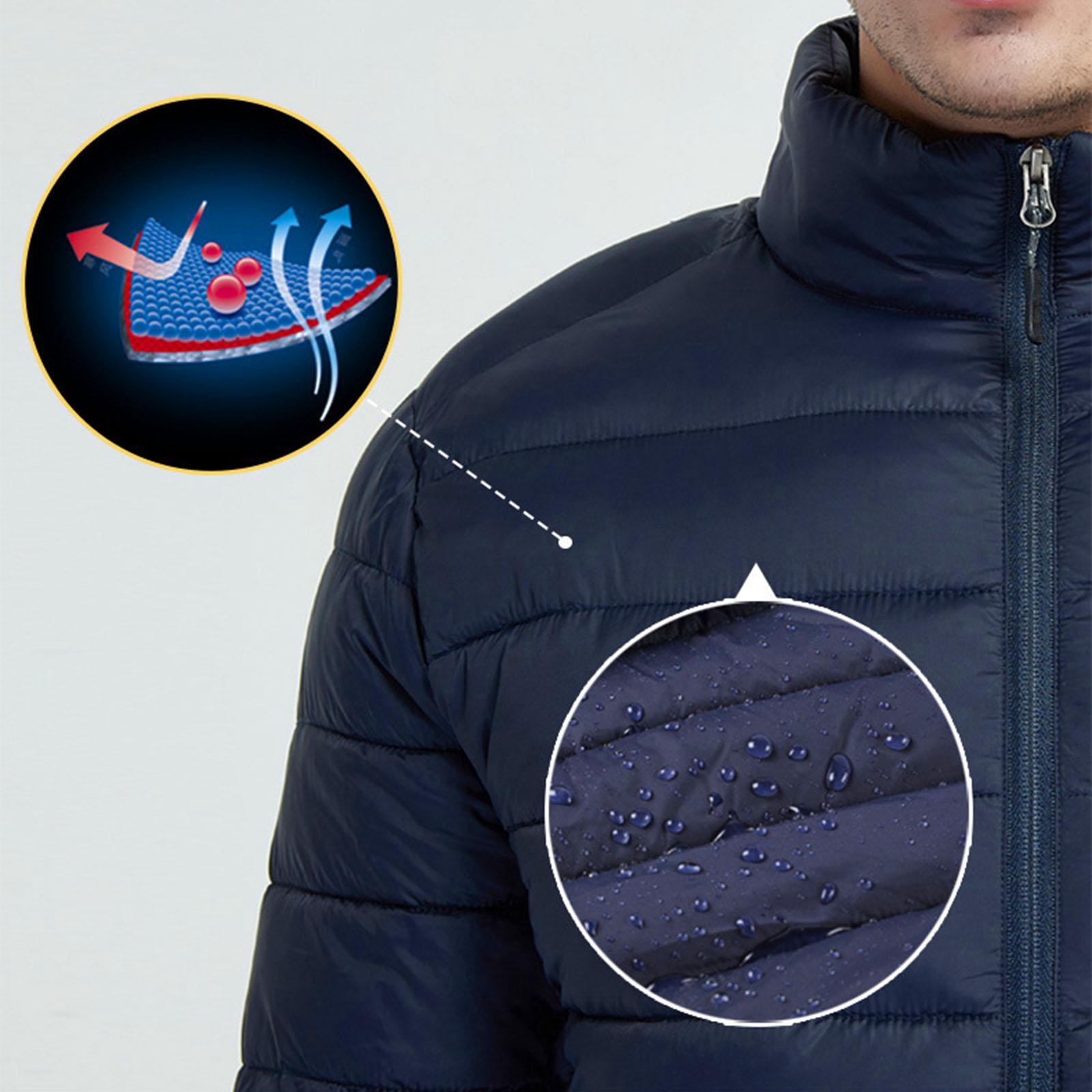 Men's Winter Ultralight Duck Down Jacket Puffer Coat
