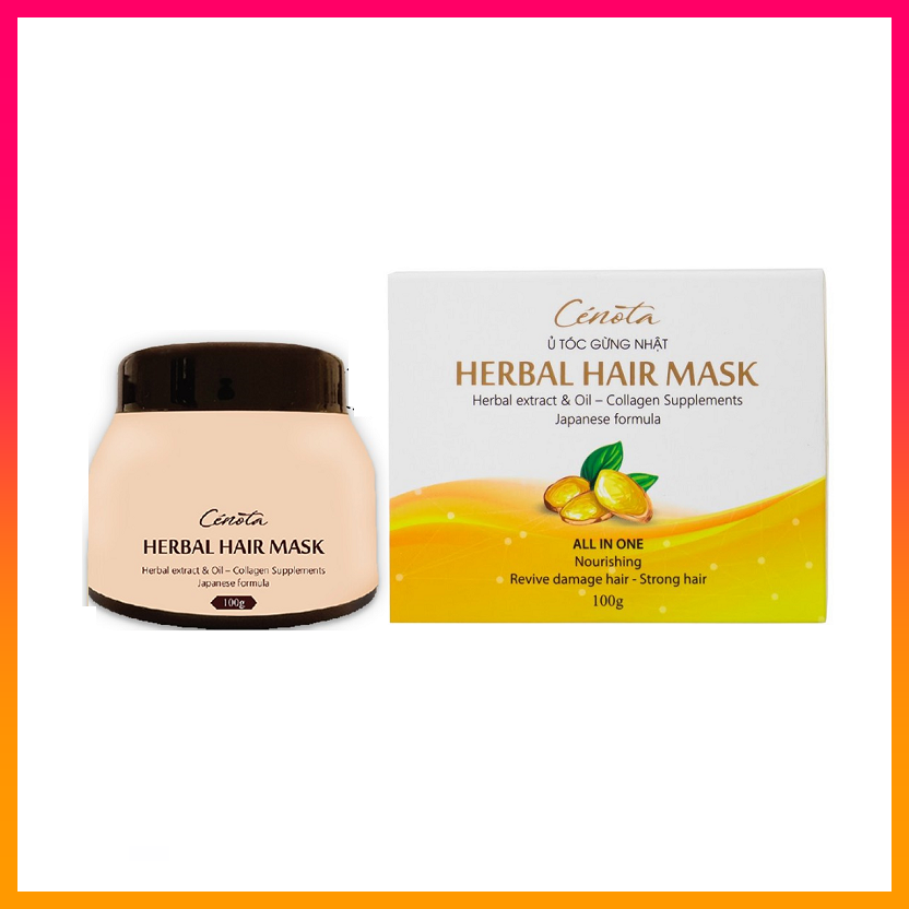 Ủ tóc thảo dược gừng Nhật Cenota Herbal Hair Mask