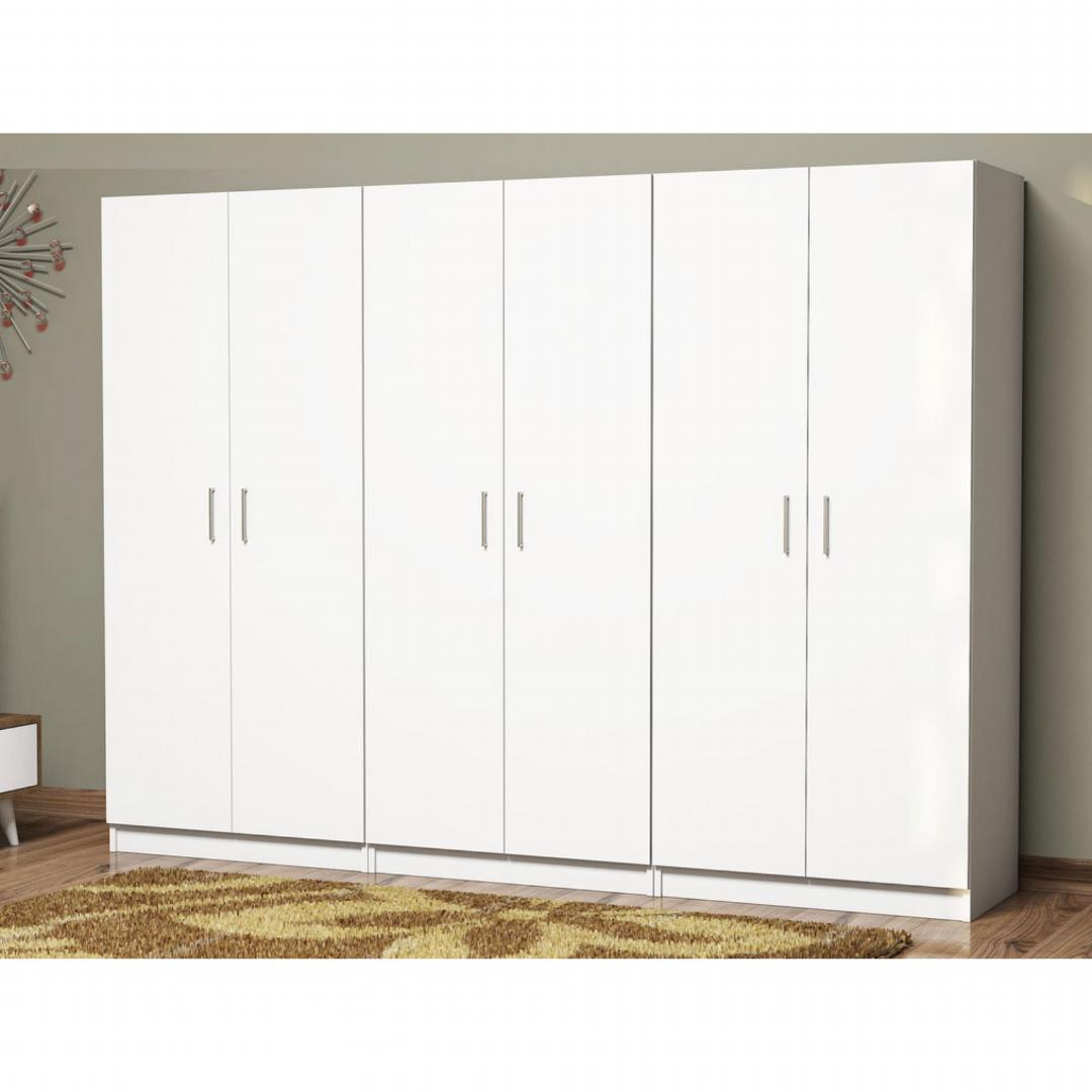 Tủ quần áo gỗ hiện đại SMLIFE Baxcon | Gỗ MDF dày 17mm chống ẩm | D240xR45xC180cm