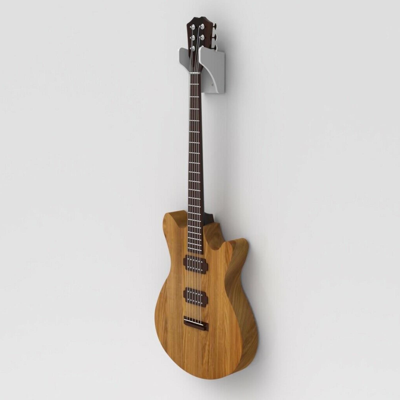 3x Guitar Wall Mount Hanger Guitar Hanger Wall Hook Holder Stand for Electric Wooden Guitar