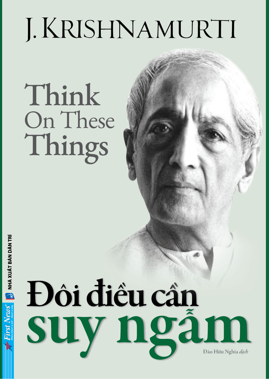 Sách Đôi Điều Cần Suy Ngẫm - J.krishnamurti