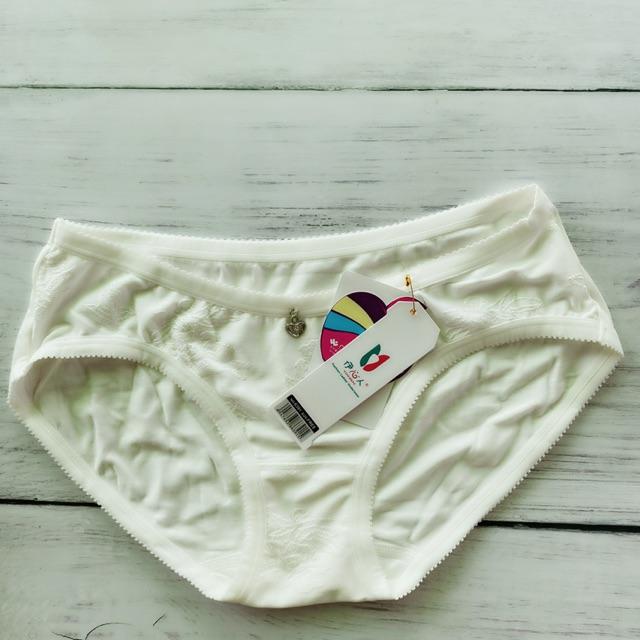 Quần Lót Nữ Thun 100% Cotton Trắng
