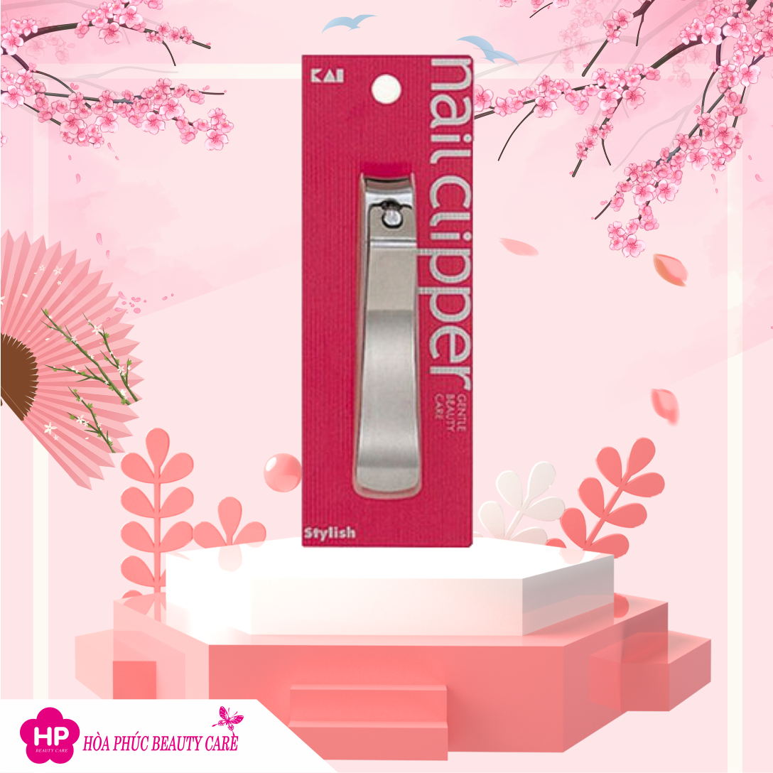 Bấm Móng Tay Thân Thép Không Gỉ Kai Nail Clipper 55705-HC0718