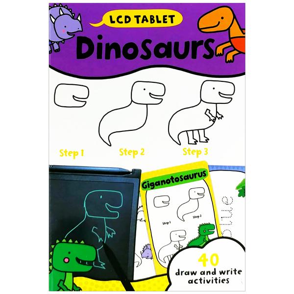 LCD Tablet &amp; Flashcards - Dinosaurs