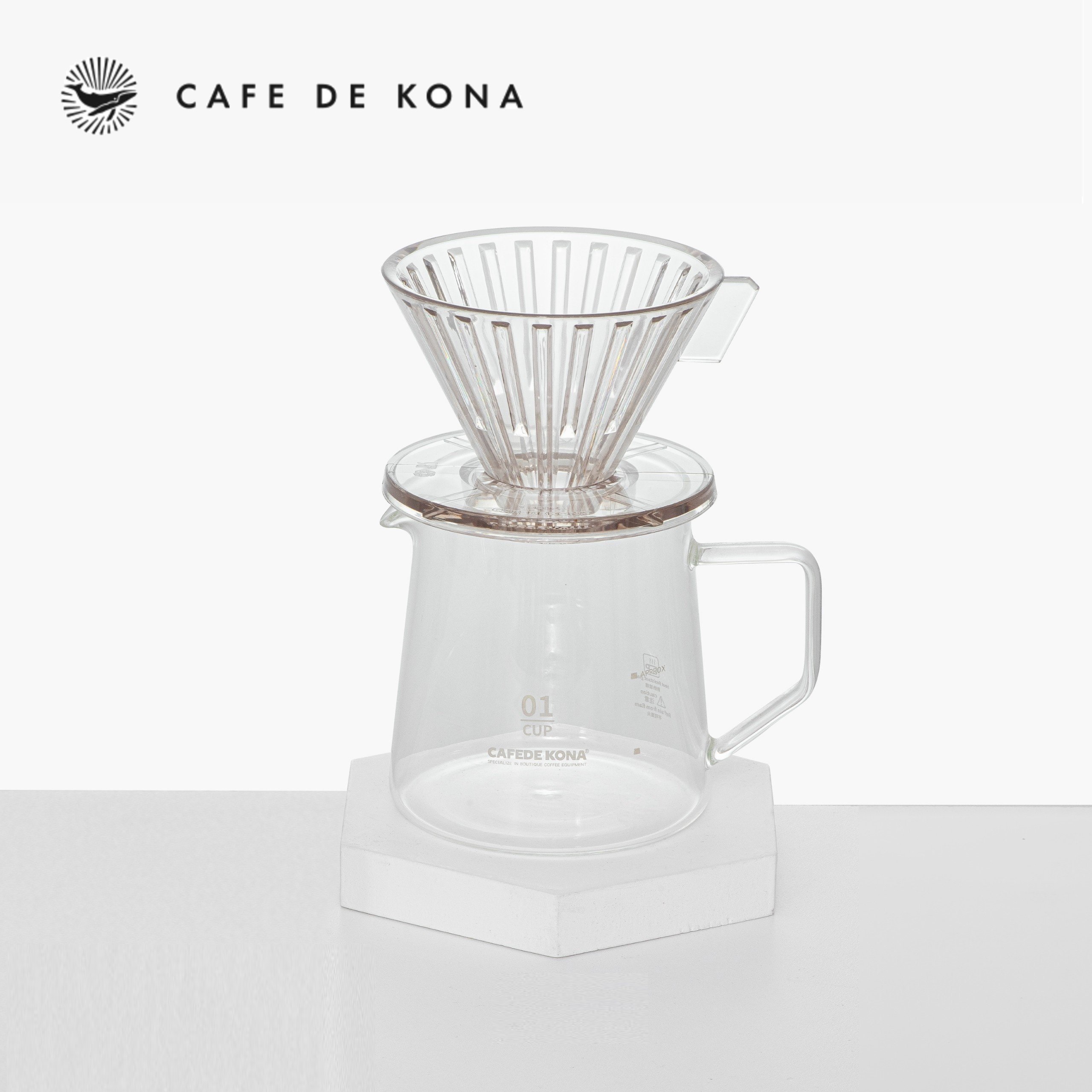 Bộ combo Gift Set pha cà phê V60 01 hiện đại CAFE DE KONA