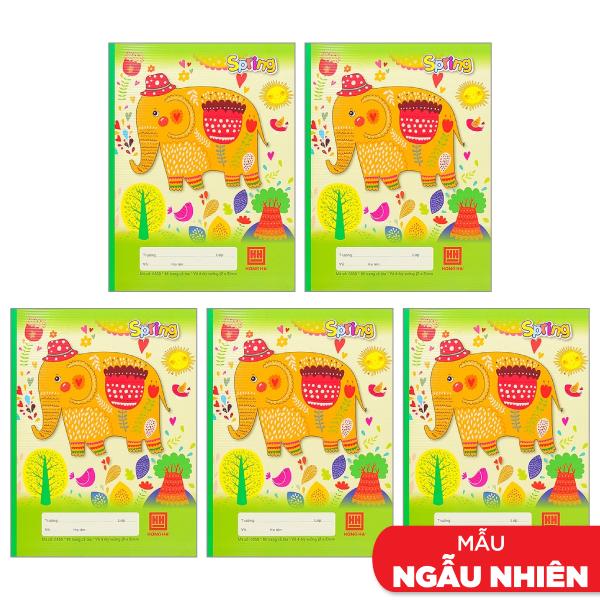 Combo 5 Vở Class Four Season - 4 Ô Ly 96 Trang - Hồng Hà 0359