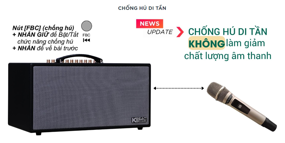 [HÀNG CHÍNH HÃNG] Dàn karaoke di động xách tay ACNOS CS450ALPHA