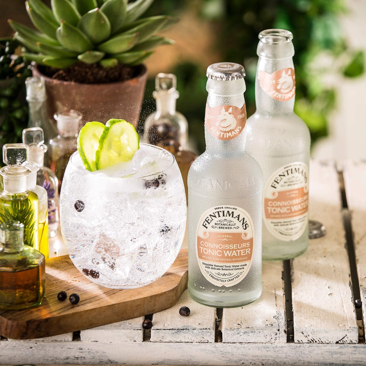 Nước Tonic Vị Thảo Mộc Fentimans Connoisseurs Tonic Water Anh Quốc 200ml x Lốc 4 Chai