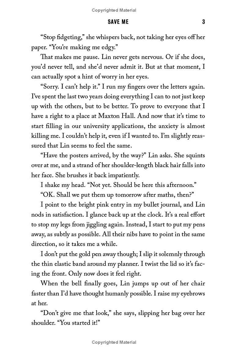 Sách ngoại văn: Save Me