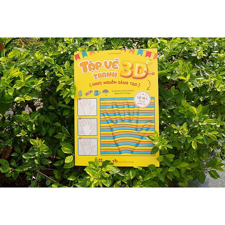 Sách Tập vẽ tranh 3D, khơi nguồn sáng tạo