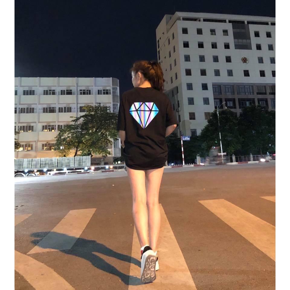 Áo thun phản quang Unisex - Kim cương