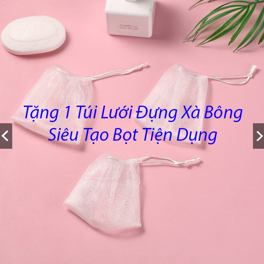 Xà Bông Sinh Dược Than Tre Dưỡng Da, Tẩy Da Chết, Matxa Hiệu Quả 100% Làm Từ Thiên Nhiên - Hàng Việt Nam