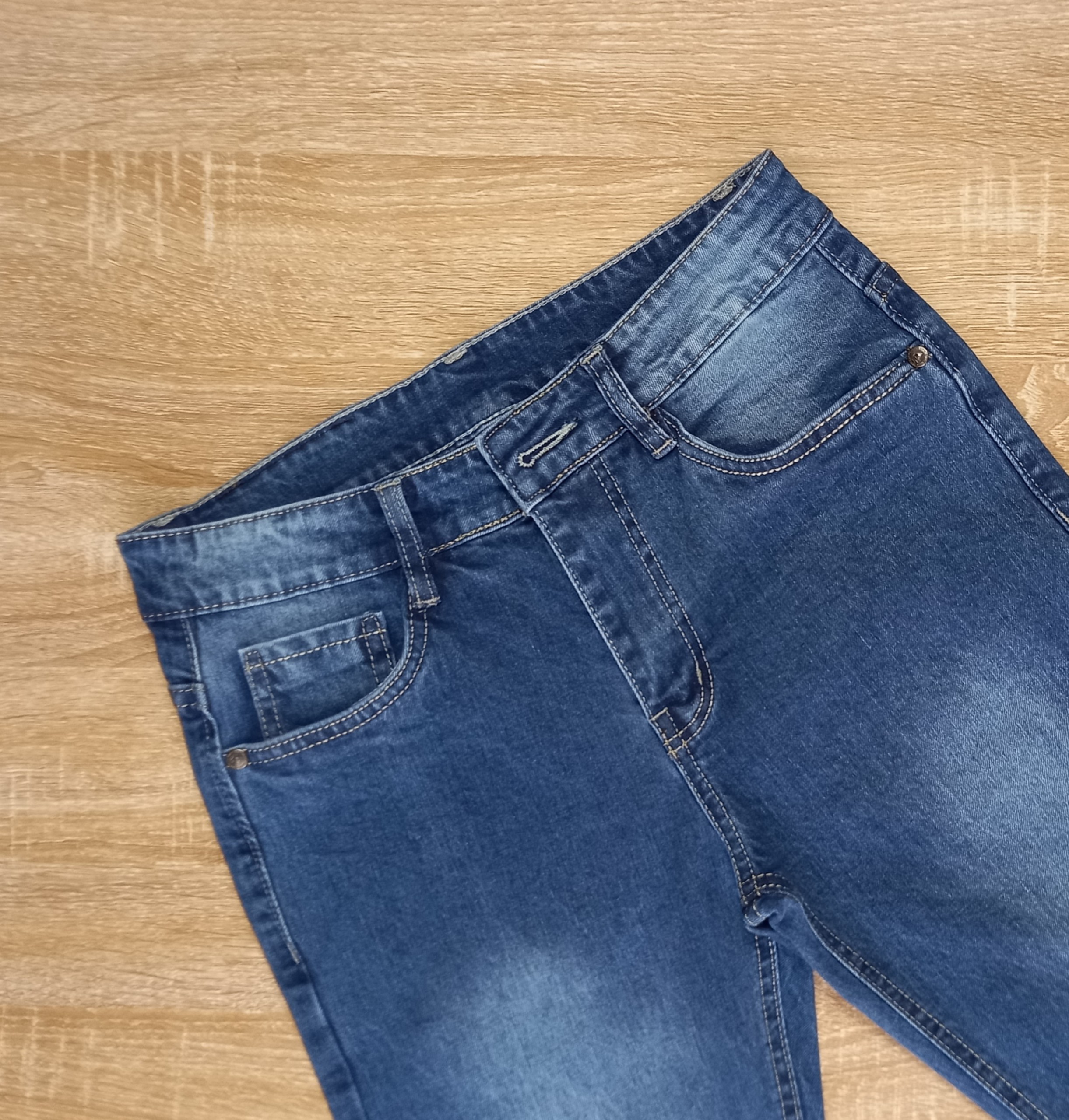 Quần jean nam co giãn dáng đẹp màu xanh mẫu mới jean nam co gian