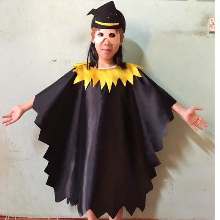 Choàng Hóa Trang Phù Thủy cho Bé Trai, Bé Gái. Đồ Hóa Trang Halloween