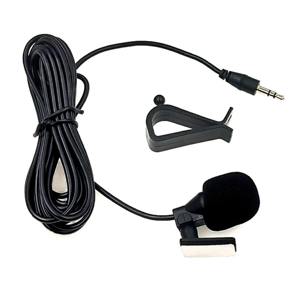 2pcs 3.5mm Mono Plug Clip on Lavalier Lapel Mic Microphone for Loudspeaker