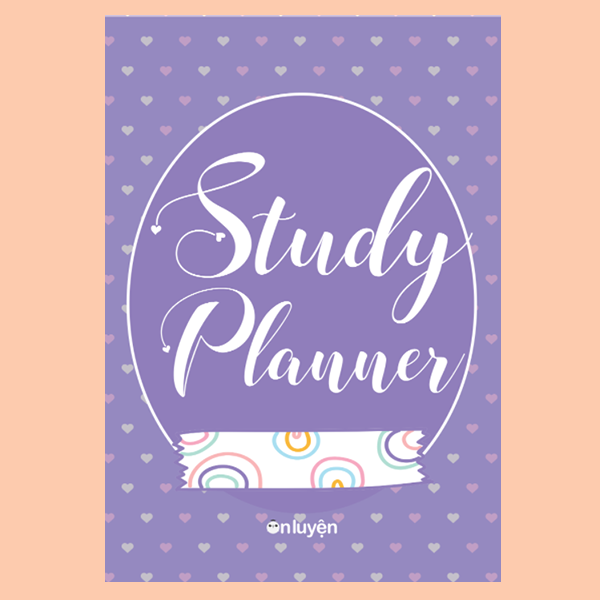 Sổ tay Study planner kế hoạch học tập 