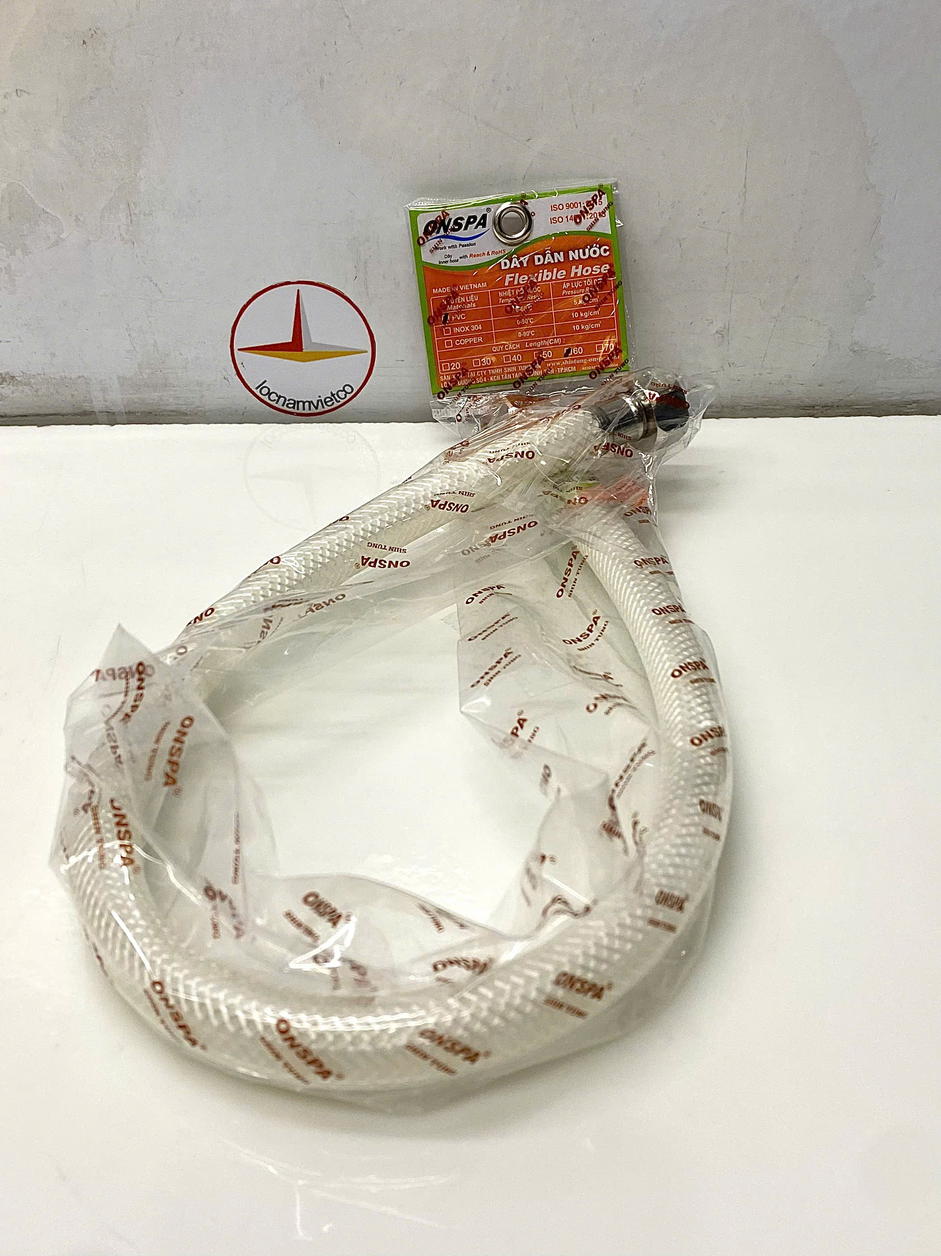 Dây xả, dây cấp nước lõi nhựa Onspa 60cm _ DC60