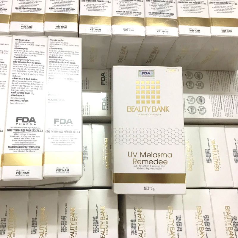 Kem UV Melasma Remedee chiết xuất rau má giúp chống nắng,mờ nám,dưỡng trắng,trẻ hóa làn da