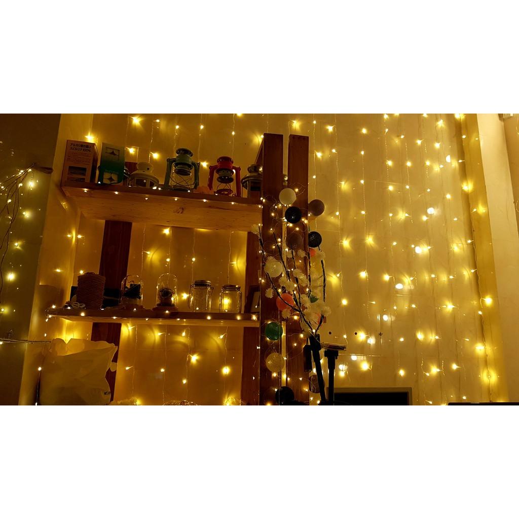Bộ 10 dây đèn led trang trí 10m màu vàng Thiên Mã