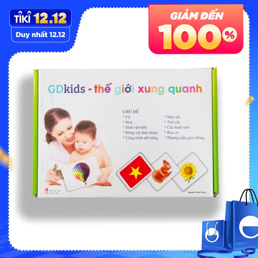 GDKIDS – Thế giới xung quanh Glenn Doman (100 Thẻ Flashcards)