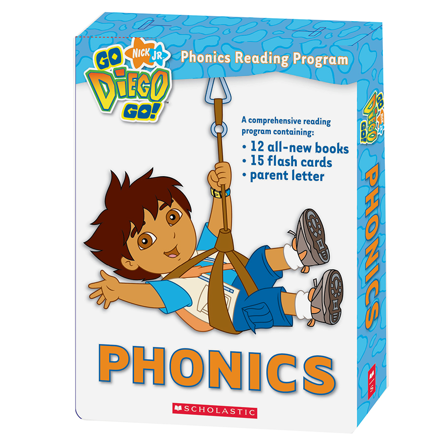 [Hàng thanh lý miễn đổi trả] Go, Diego, Go!: Phonics Box Set #1 With Cd