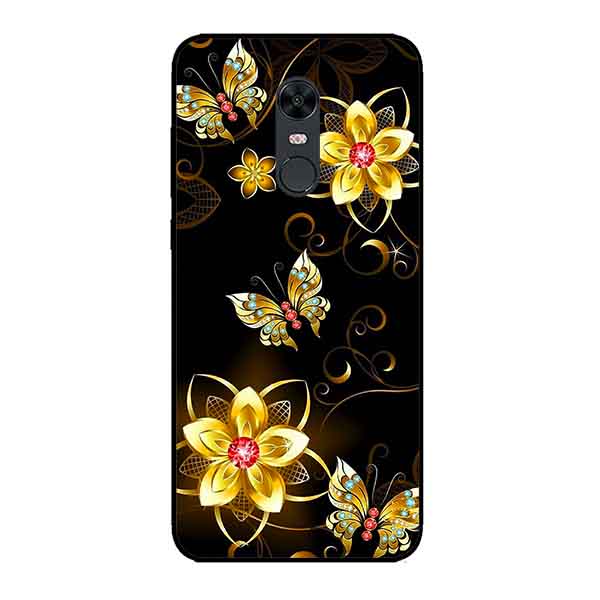 Ốp Lưng in cho Xiaomi Redmi 5 Plus Mẫu Hoa Hồng 5 - Hàng Chính Hãng