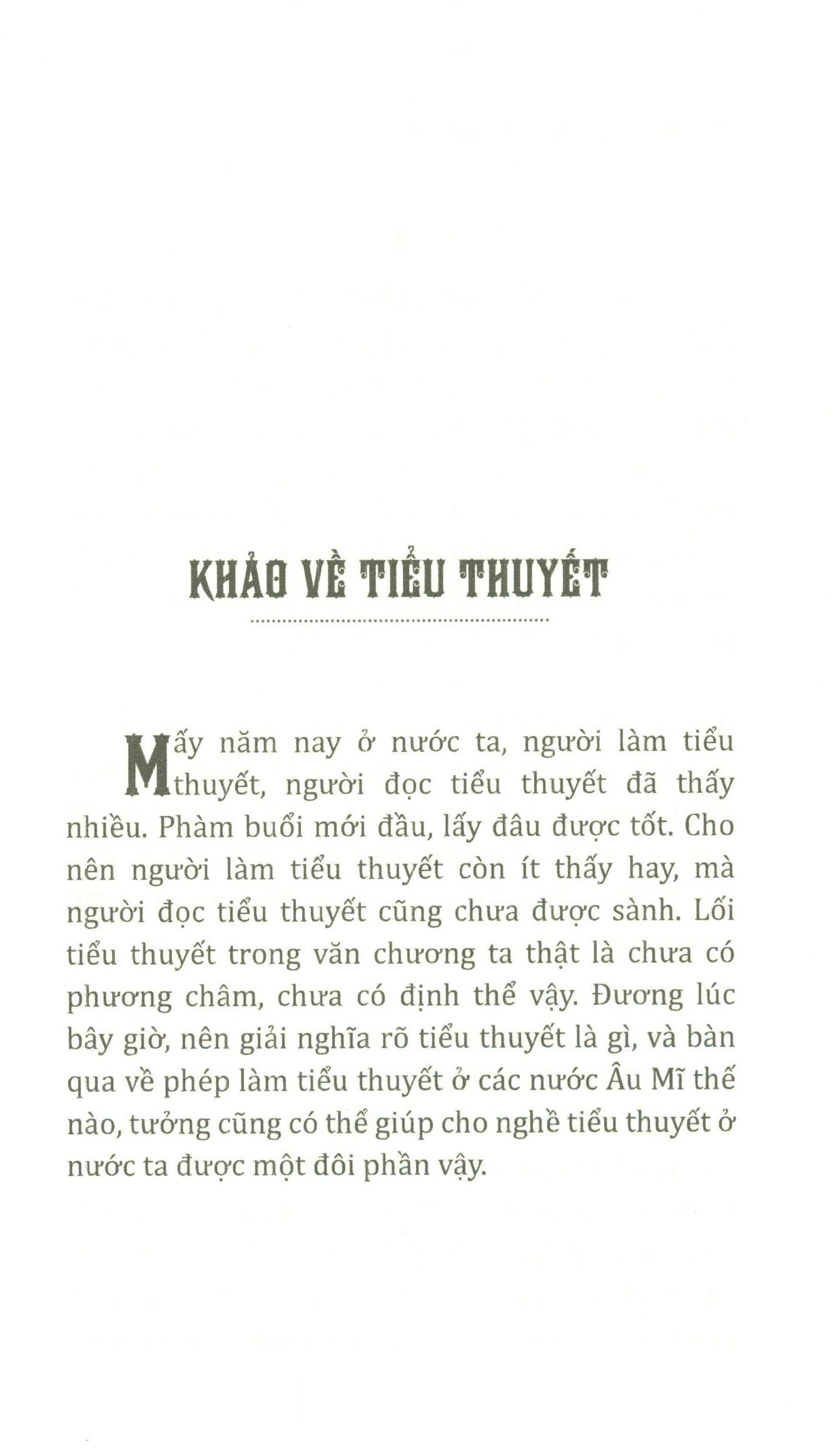 Khảo về tiểu thuyết - Tục ngữ - Ca dao