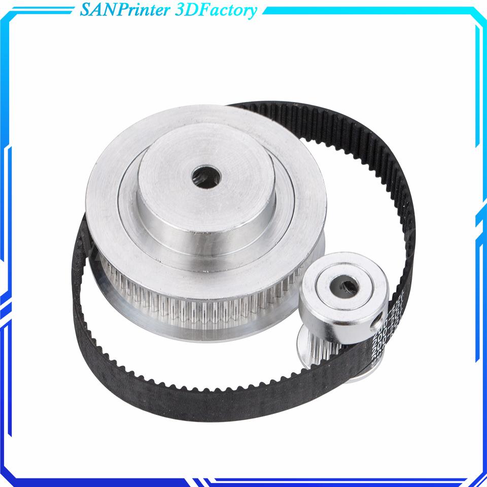 GT2 Thời Gian Đai Ròng Rọc 60 răng 20 răng 5mm/8mm Giảm 3:1/1:3 chiều rộng dây 6mm 10mm cho phụ kiện máy in 3D