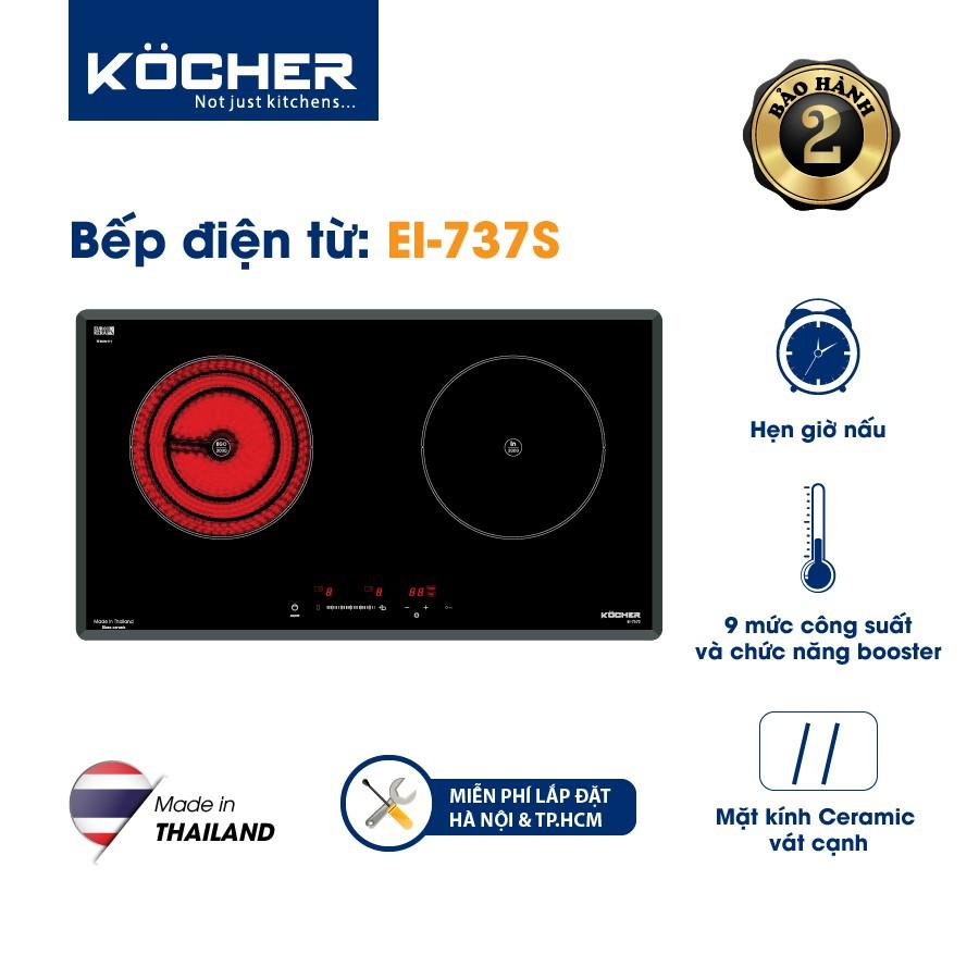 Bếp Từ Hồng Ngoại Kocher EI-737S - Hàng chính hãng