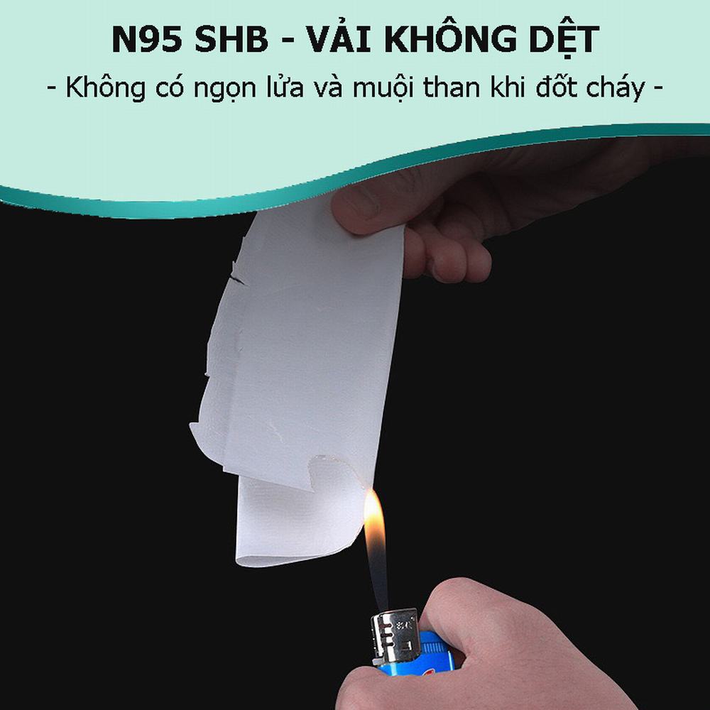 Khẩu trang y tế N95 Pro Mask [ Hộp 20 cái ] màu trắng 5 lớp kháng khuẩn, chống bụi siêu mịn PM2.5, đạt chứng chỉ ISO13485, CE, FDA.