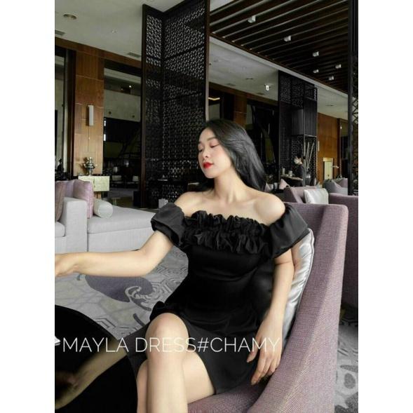 ĐẦM TRỄ VAI XẾP LY NHÚN 2 BÊN DỰ TIỆC
