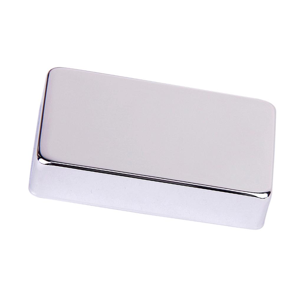 Chrome 50/52mm Guitar Sealed Humbucker Cover w/ 2x 52mm Pickup Baseplate