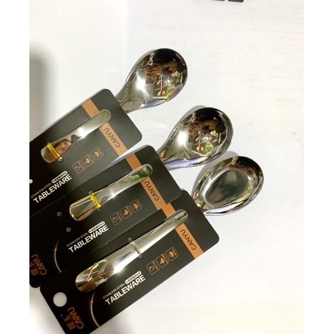 Séc bộ 3 thìa inox 304 sáng bóng