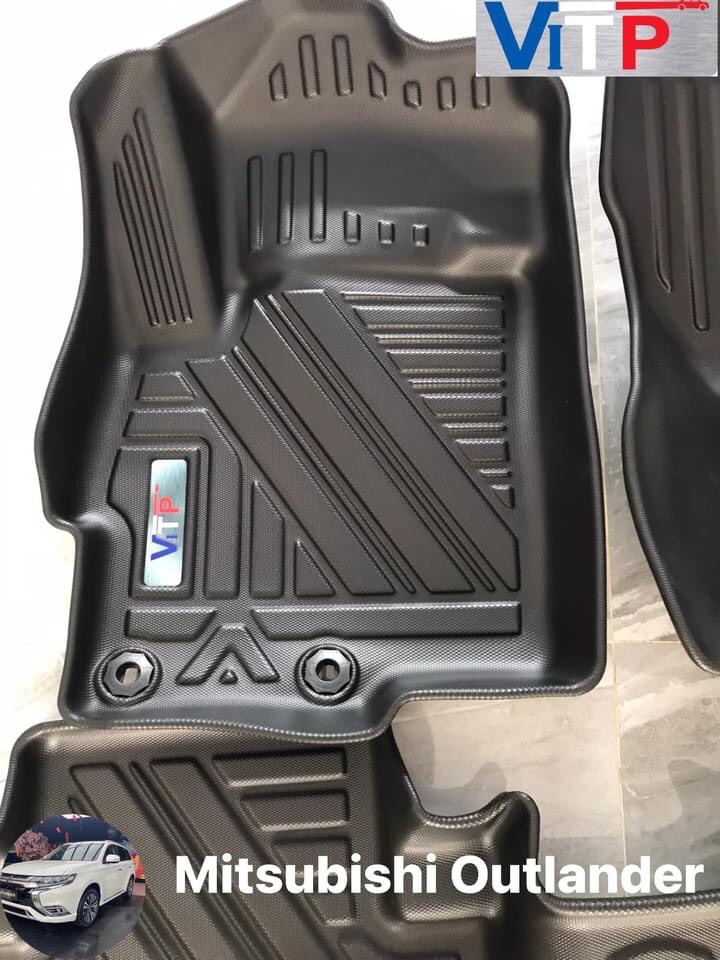 Thảm sàn ViTP Mitsubishi Outlander Full 7 Chỗ + Cốp