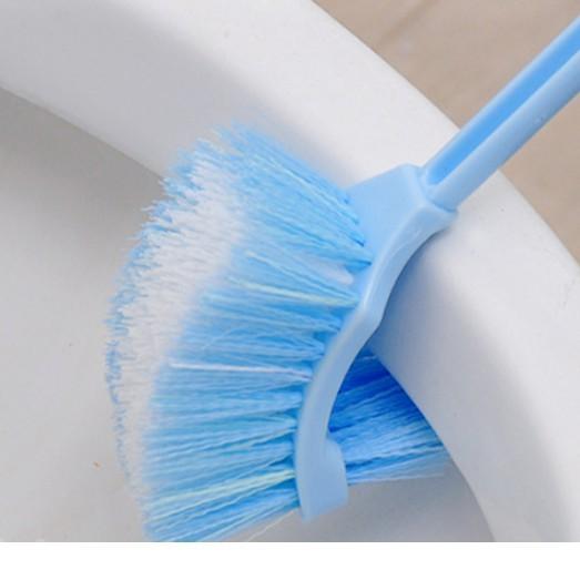 Chổi Cọ toilet, Nhà Vệ Sinh 2 Đầu Thông Minh Cán Dài Tiện Lợi