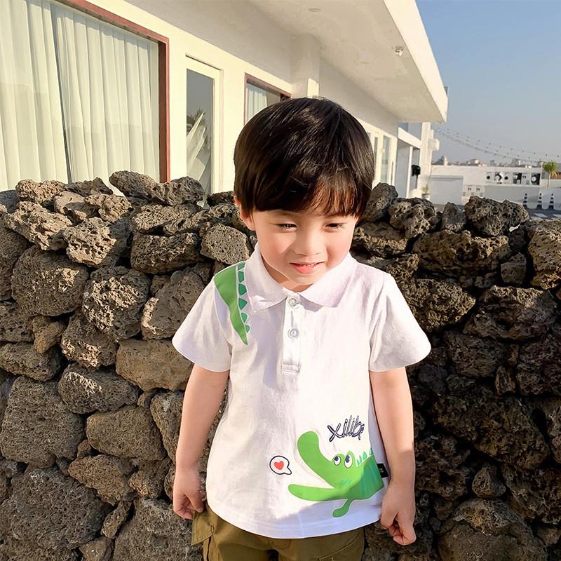 AT39 Size90-130 (9-27kg) Áo thun cotton cộc tay cho bé Thời trang trẻ Em hàng quảng châu