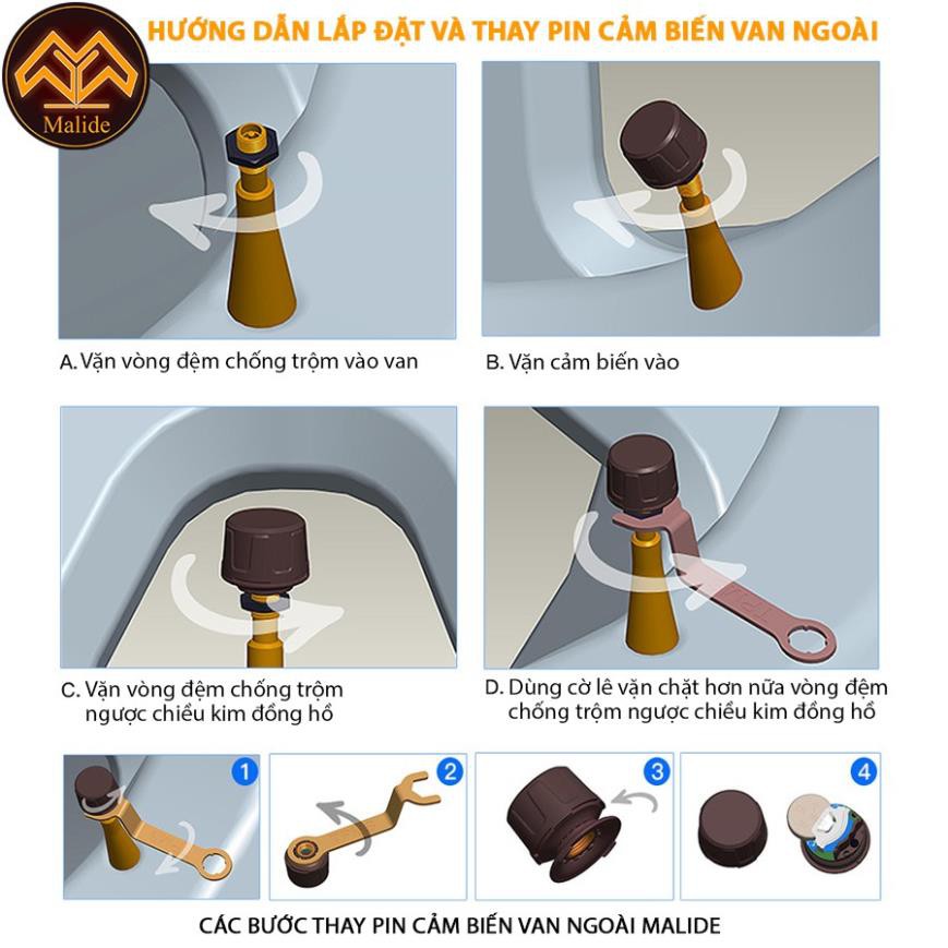 Cảm Biến Áp Suất Lốp Van Ngoài + Màn Hình Hiển Thị Năng Lượng Mặt Trời Cảnh Báo Tiếng BIP Thông Minh