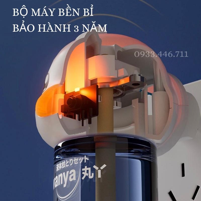 Tinh Dầu Đuổi Muỗi Nhật Bản cao cấp Wanya Baby, Máy Đuổi Muỗi khuếch Tán Tinh Dầu 1 máy 4 lọ