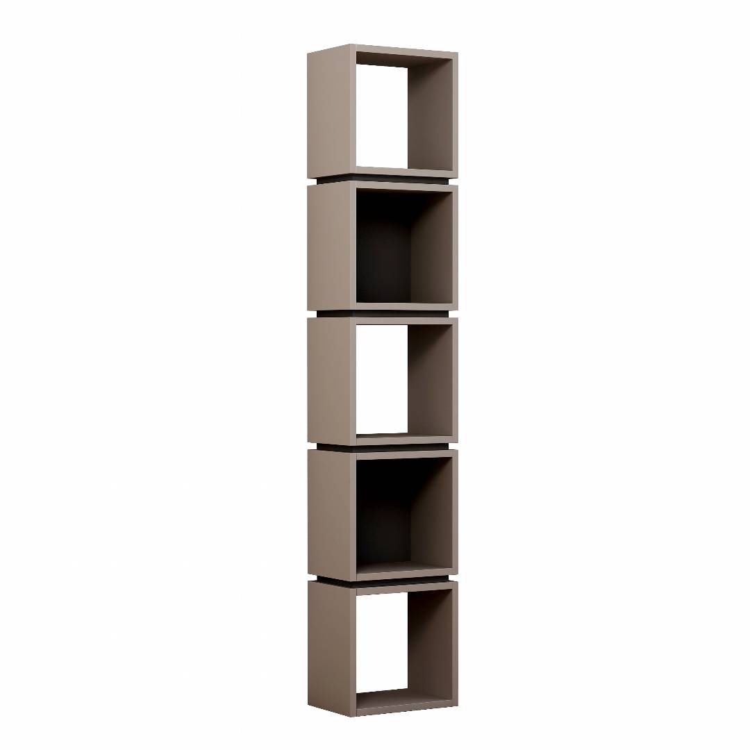 Kệ sách gỗ hiện đại SMLIFE Braeside  | Gỗ MDF dày 17mm chống ẩm | D32xR23xC170cm - Màu