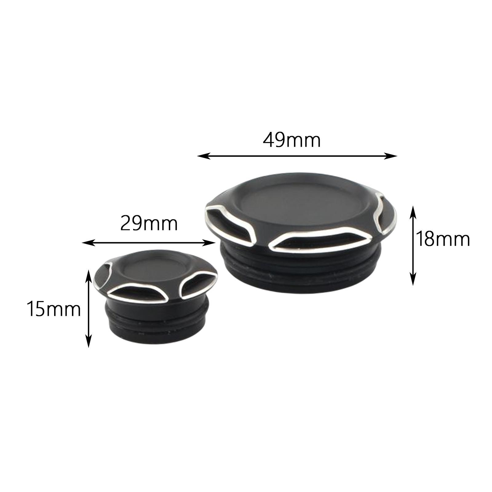 4Pcs Motorcycle Frame Hole Caps Protective Plug for 400 800