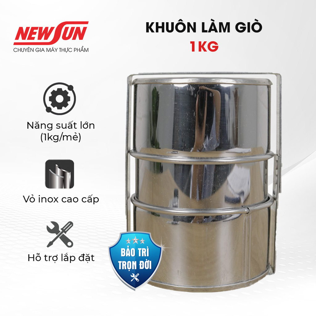 Khuôn Làm Giò Inox 1 Kg