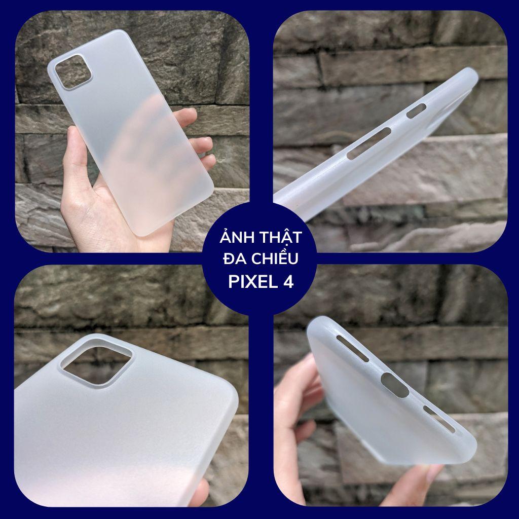 Ốp lưng Google Pixel 4 , 4A 5G, 4XL dẻo nhựa siêu mỏng giấy chống bám vân tay, chất lượng như hãng Memumi