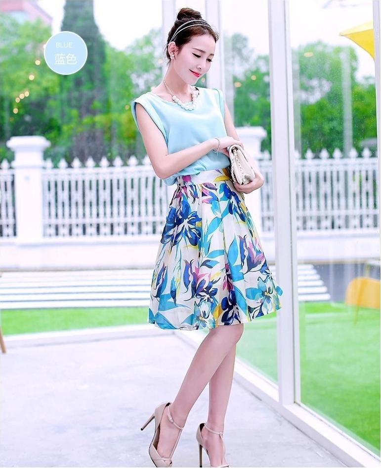 Sét bộ áo phi bóng kèm chân váy BY1074