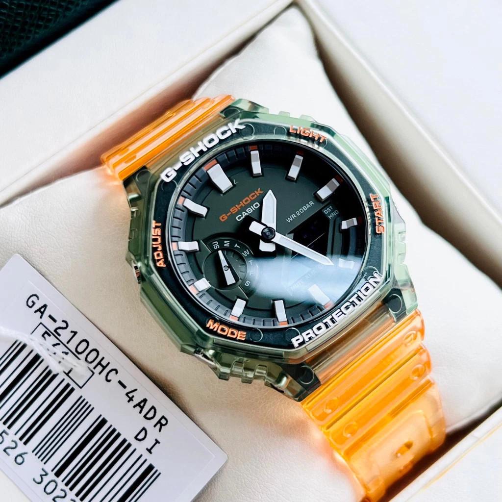 Đồng Hồ Nam Dây Nhựa Casio G-Shock GA-2100HC-4ADR Lõi Carbon | GA-2100HC-4A